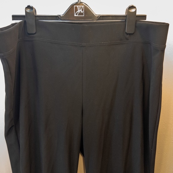 Joseph Ribkoff Size 20 Womens Slacks Black Pull On Stretch Slinky Office Pants - Picture 4 of 7